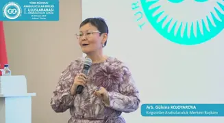 Sayın Arb. Gülsina KOJOYAROVA - Kırgızistan - Uluslararası I. Arabuluculuk Şurası Konuşması