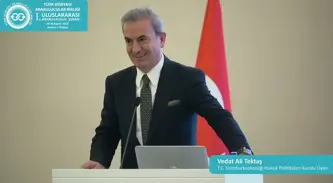Sayın Vedat Ali Tektaş - Türkiye - Uluslararası I. Arabuluculuk Şurası Konuşması