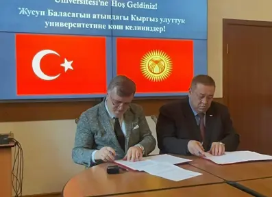 Türk Dünyası Arabulucular Birliği ile Kırgızistan Milli Devlet Üniversitesi Arasında İş Birliği Protokolü