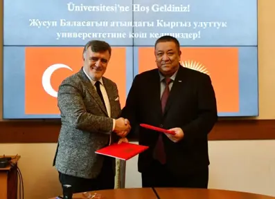 Türk Dünyası Arabulucular Birliği ile Kırgızistan Ulusal Üniversitesi Arasında İş Birliği Anlaşması İmzalandı