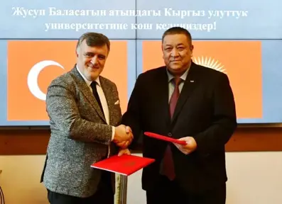 Türk Dünyası Arabulucular Birliği ile Kırgızistan Ulusal Üniversitesi Arasında İş Birliği Anlaşması İmzalandı
