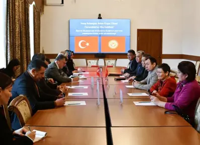 Türk Dünyası Arabulucular Birliği ile Kırgızistan Ulusal Üniversitesi Arasında İş Birliği Anlaşması İmzalandı