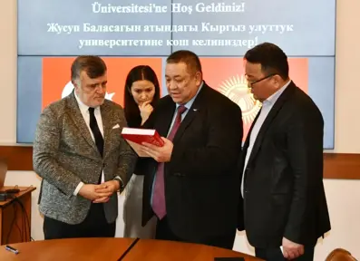 Türk Dünyası Arabulucular Birliği ile Kırgızistan Ulusal Üniversitesi Arasında İş Birliği Anlaşması İmzalandı